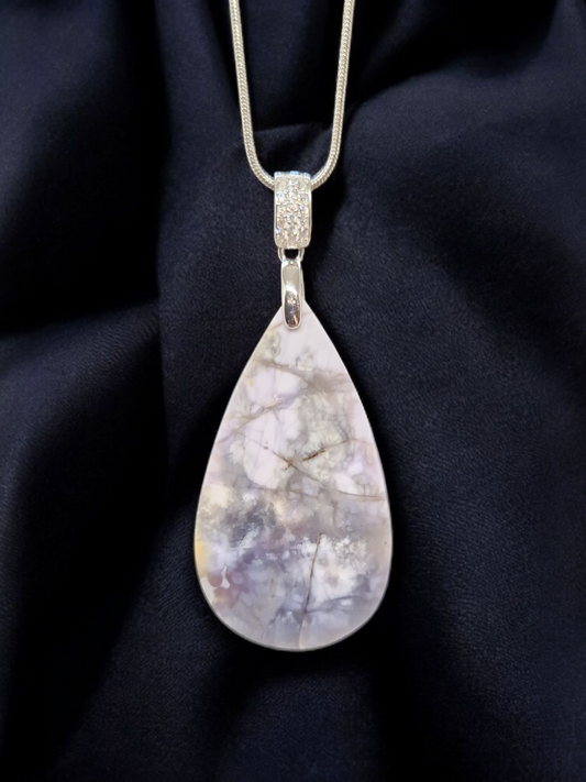 Pendentif Agate violette