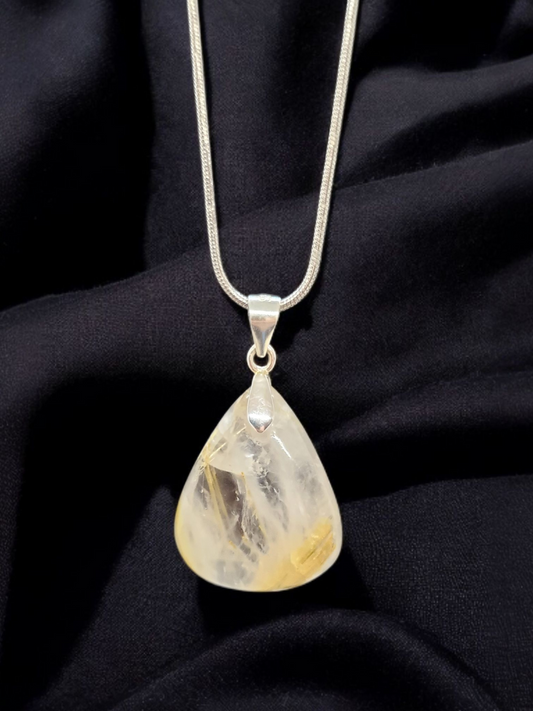 Pendentif Quartz rutile
