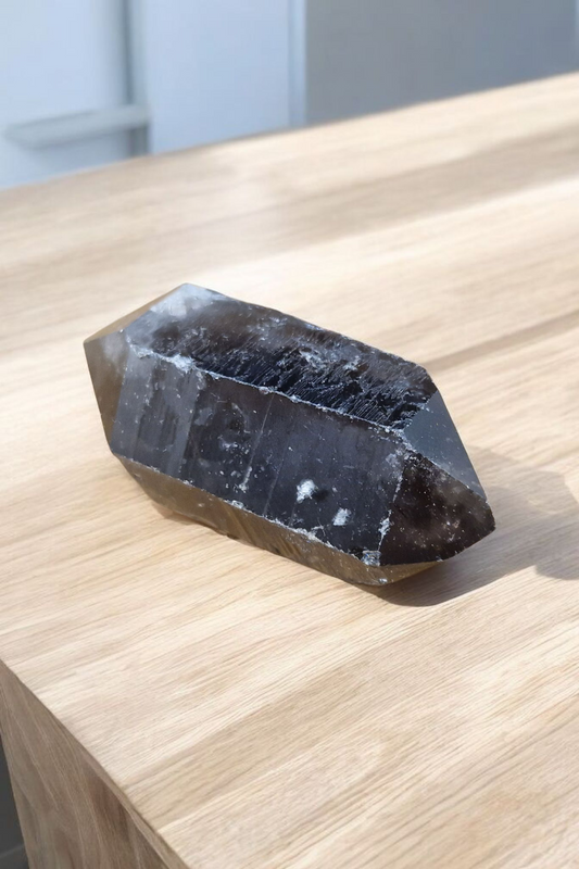 Biterminé Quartz fumé