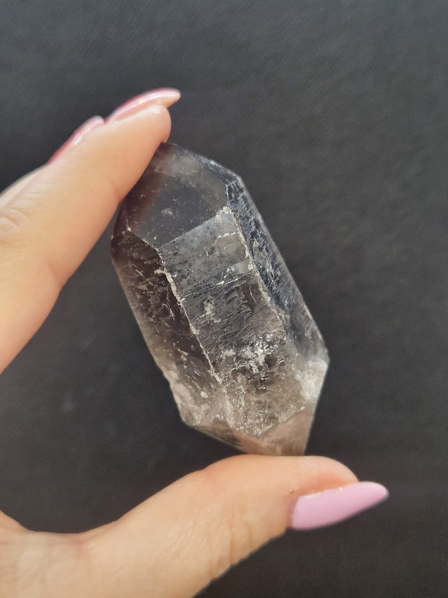 Biterminé Quartz fumé