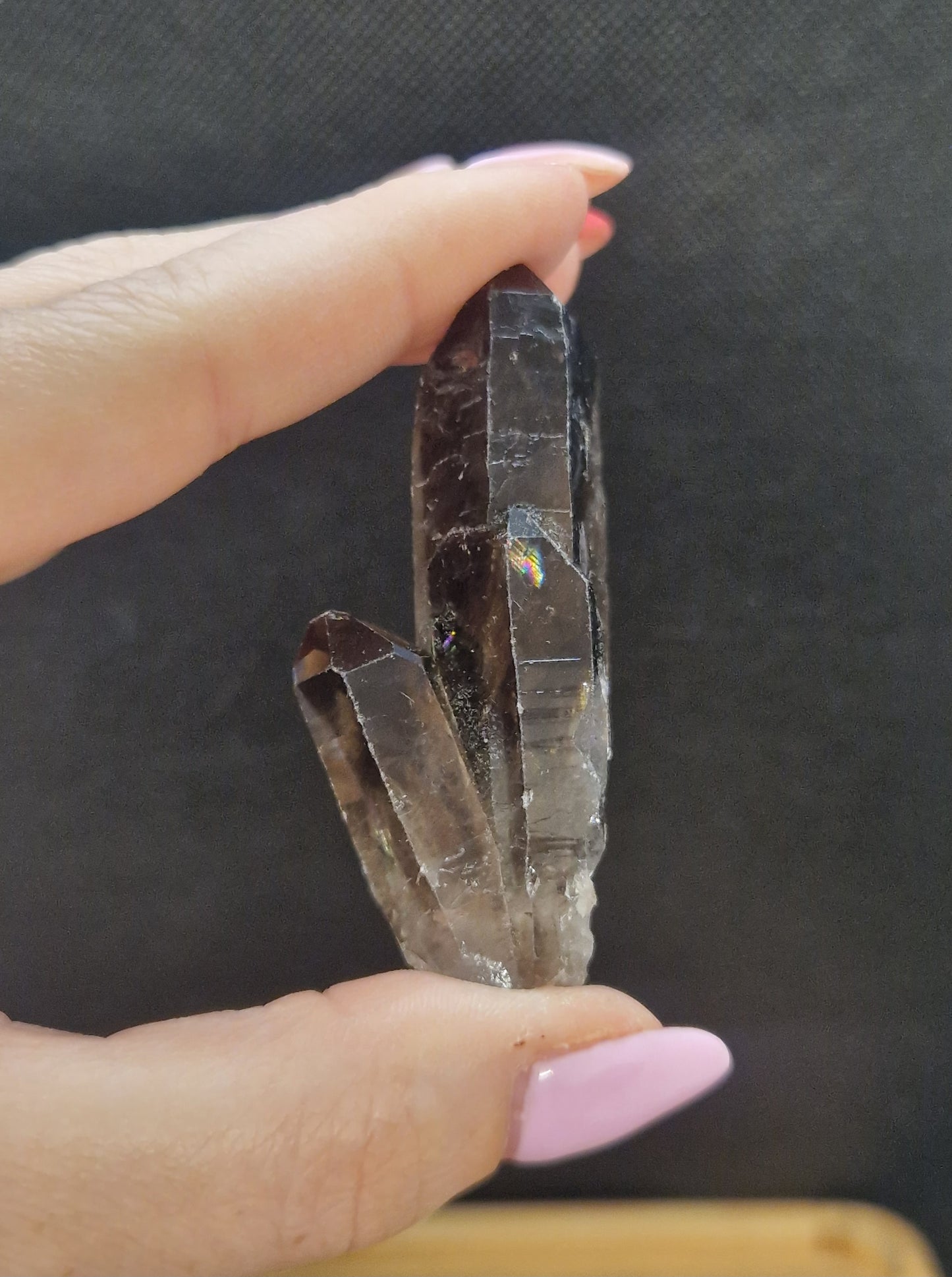 Druse Quartz fumé