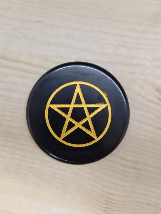 Palet Obsidienne noire Pentacle