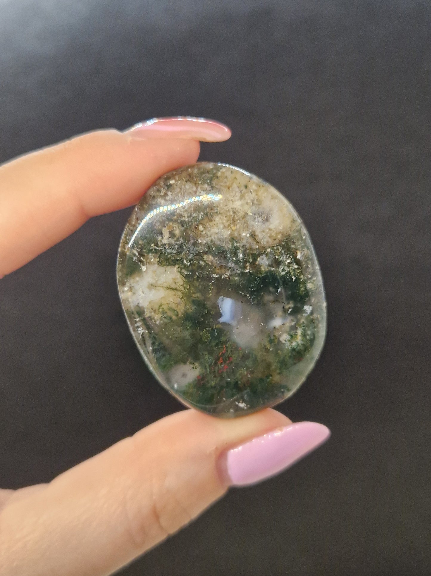 Galet anti stress Agate mousse