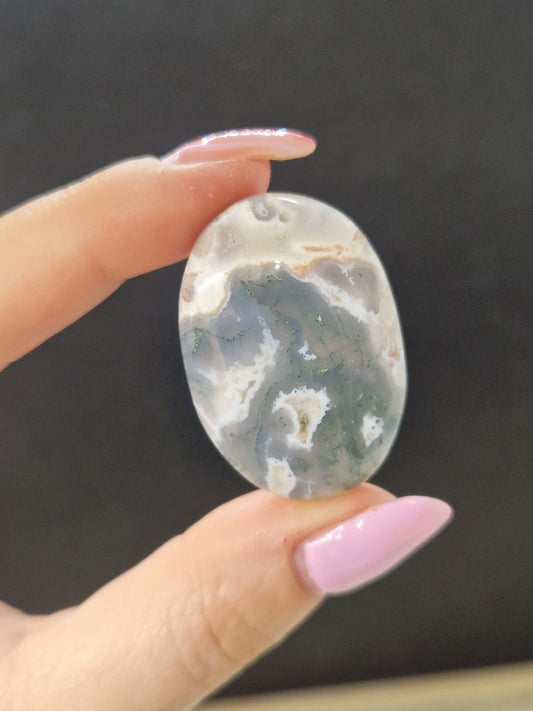 Galet anti stress Agate mousse