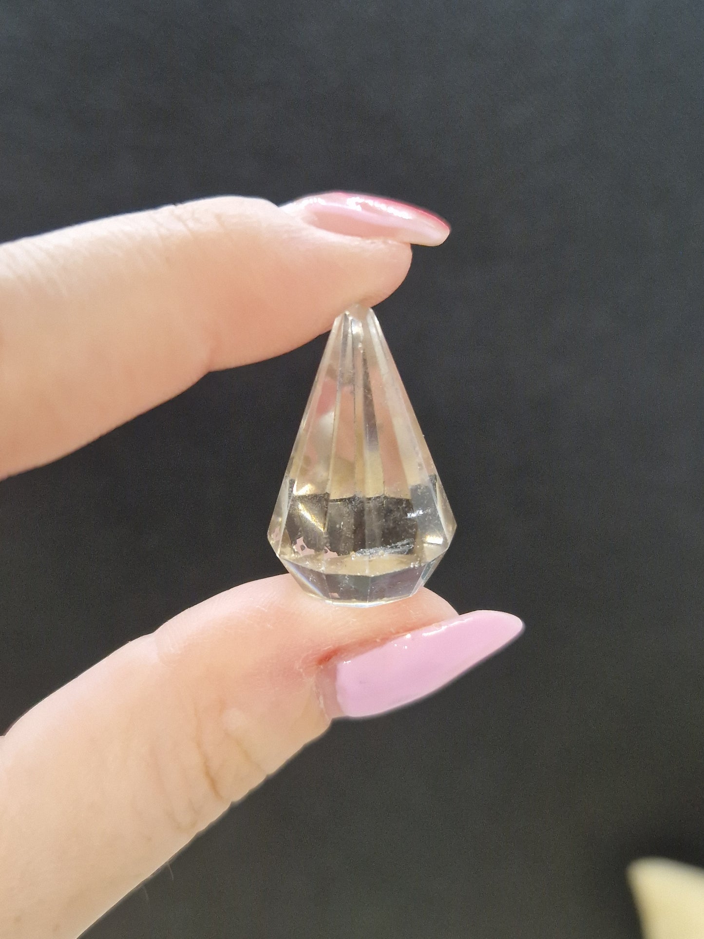 Pointes facettées Quartz fumé