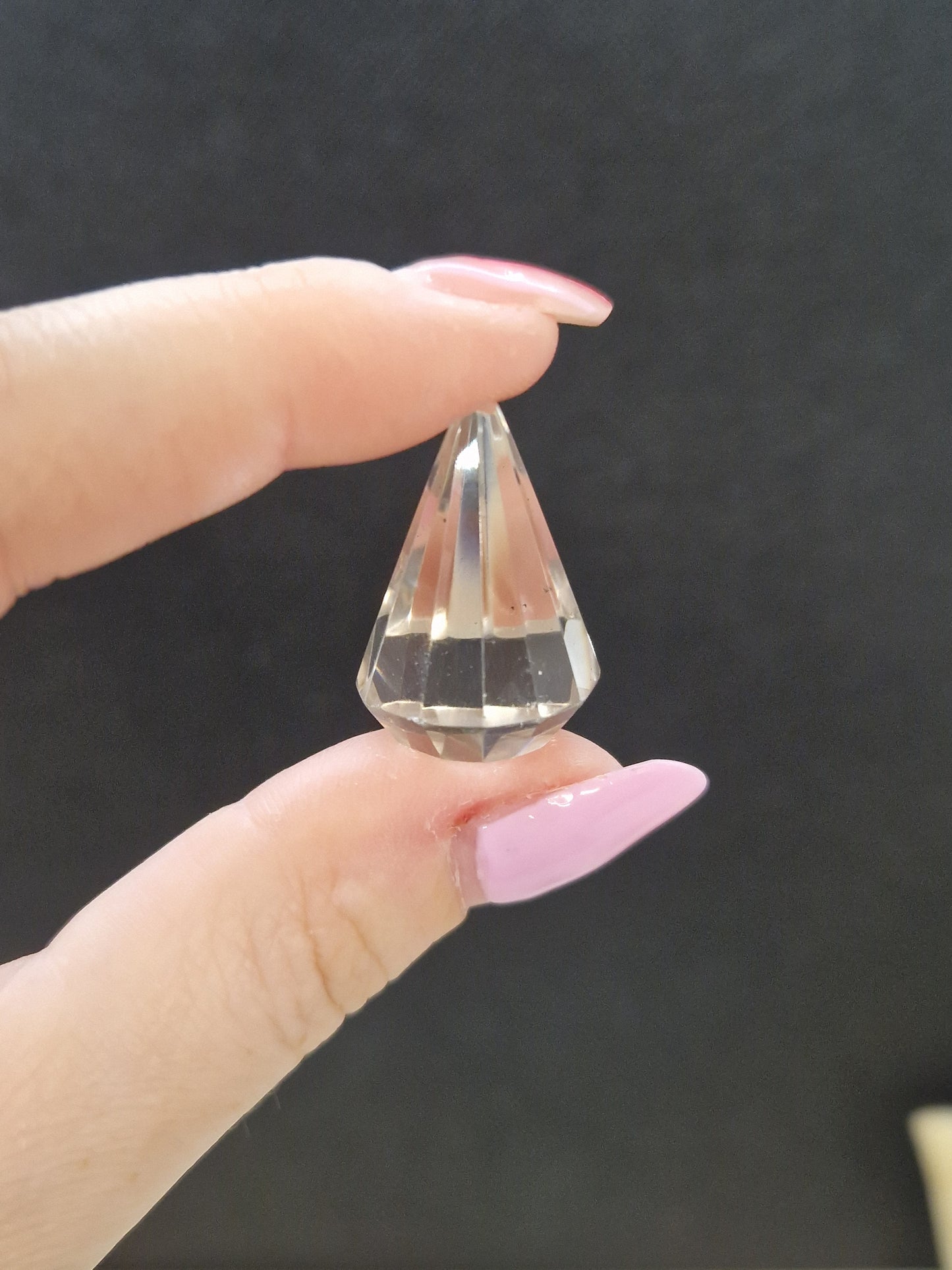 Pointes facettées Quartz fumé