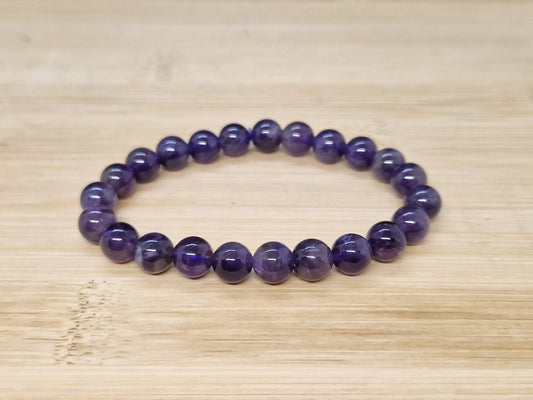 Bracelet Améthyste 8mm