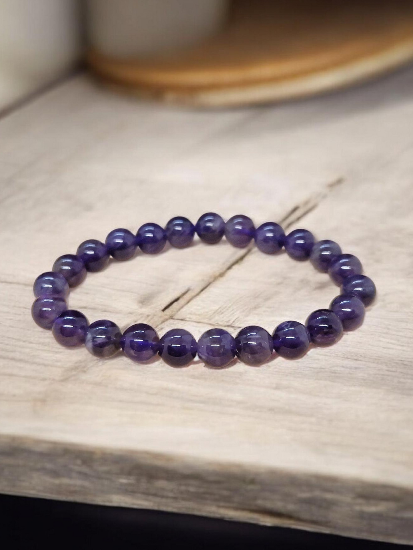 Bracelet Améthyste 8mm