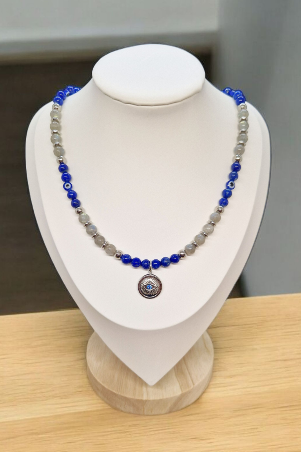 Collier Lapis Lazuli & Labradorite