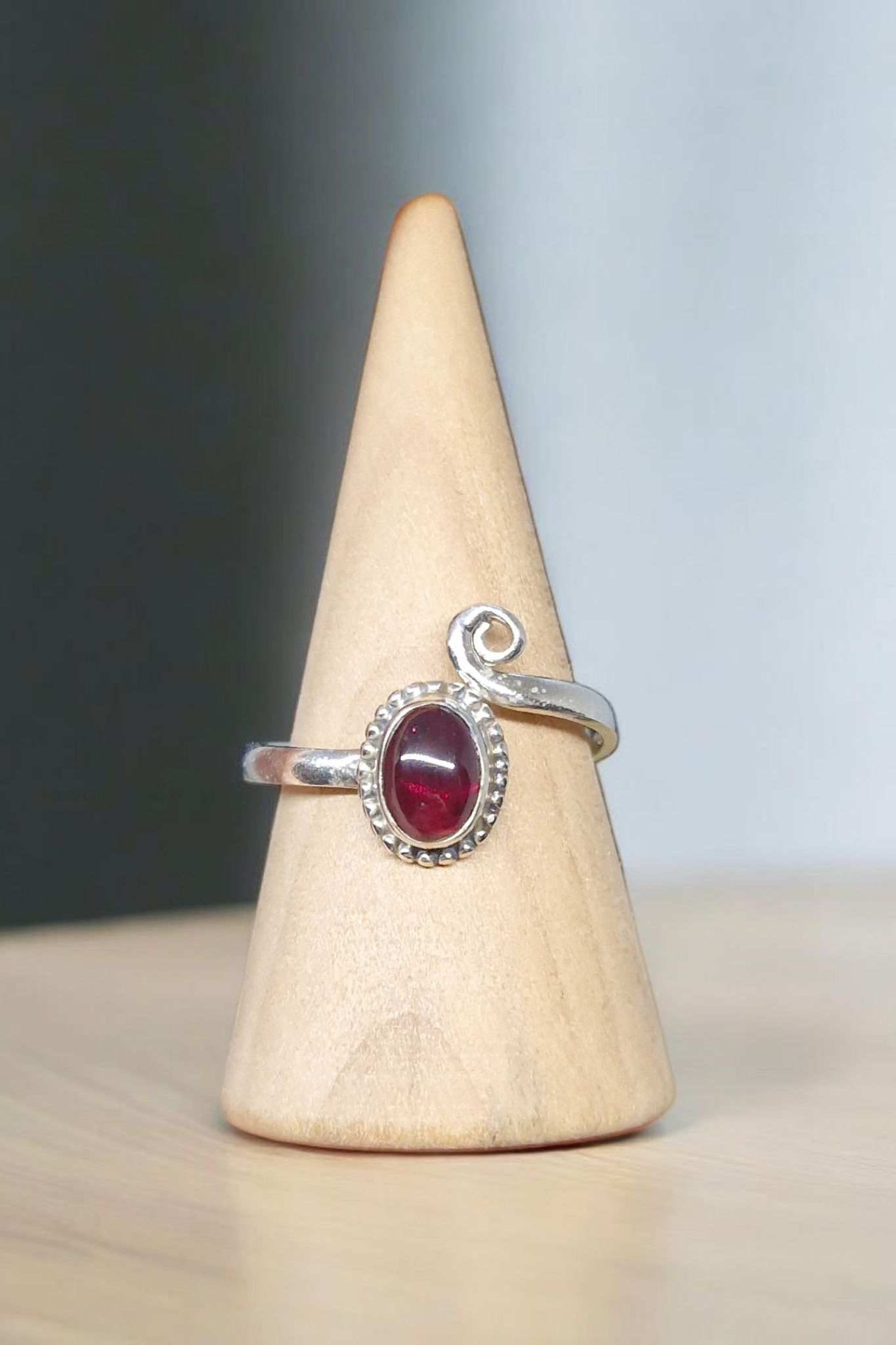 Bague Grenat Argent