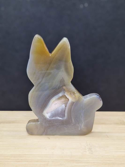 Chat Agate druzy