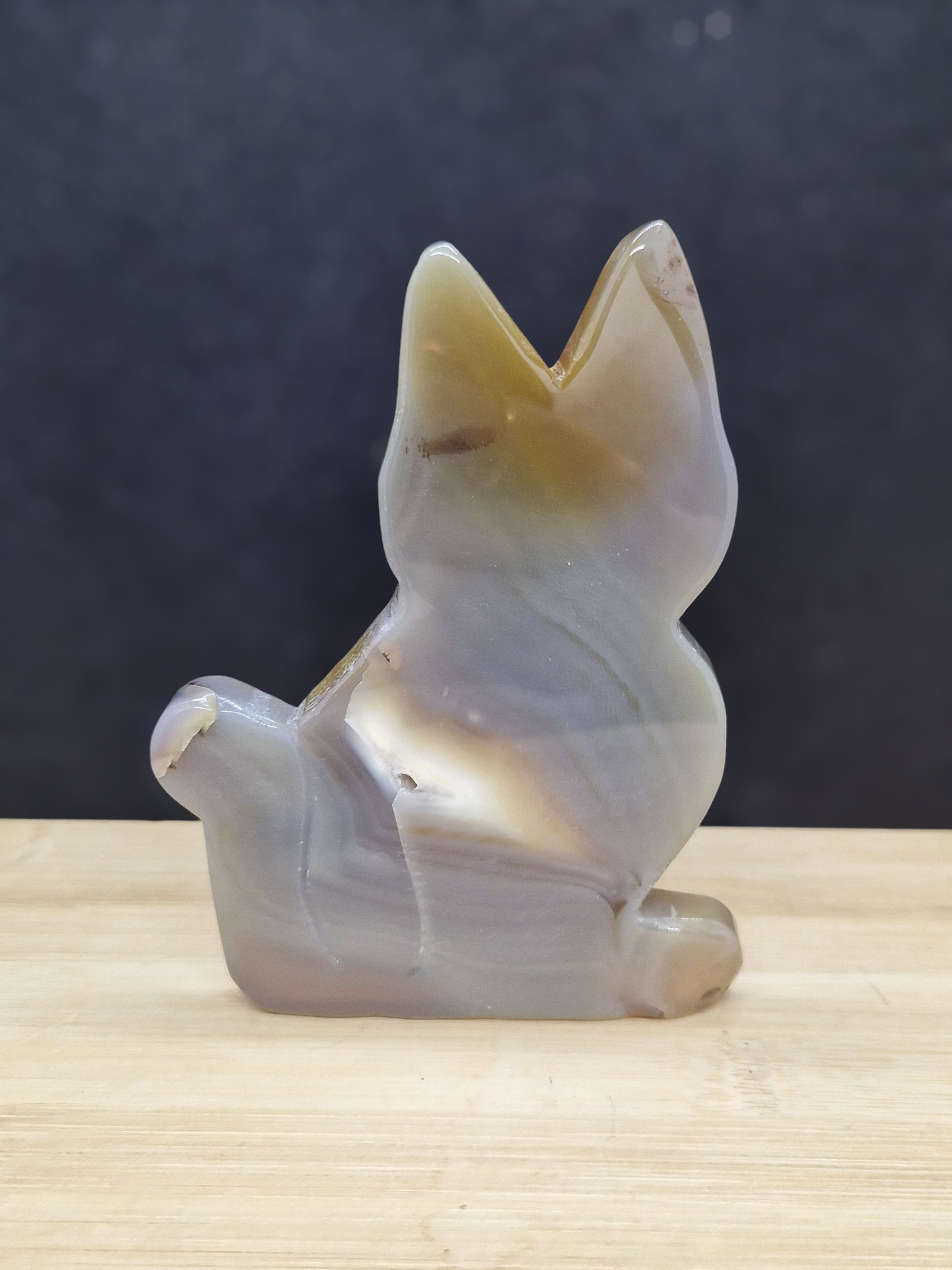 Chat Agate druzy