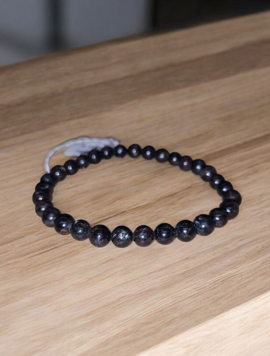 Bracelet en Arfvedsonite 6mm