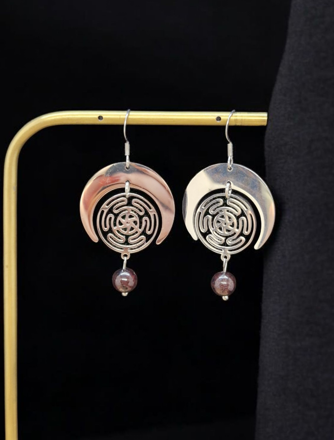 Boucles d'oreilles Roue d'Hécate