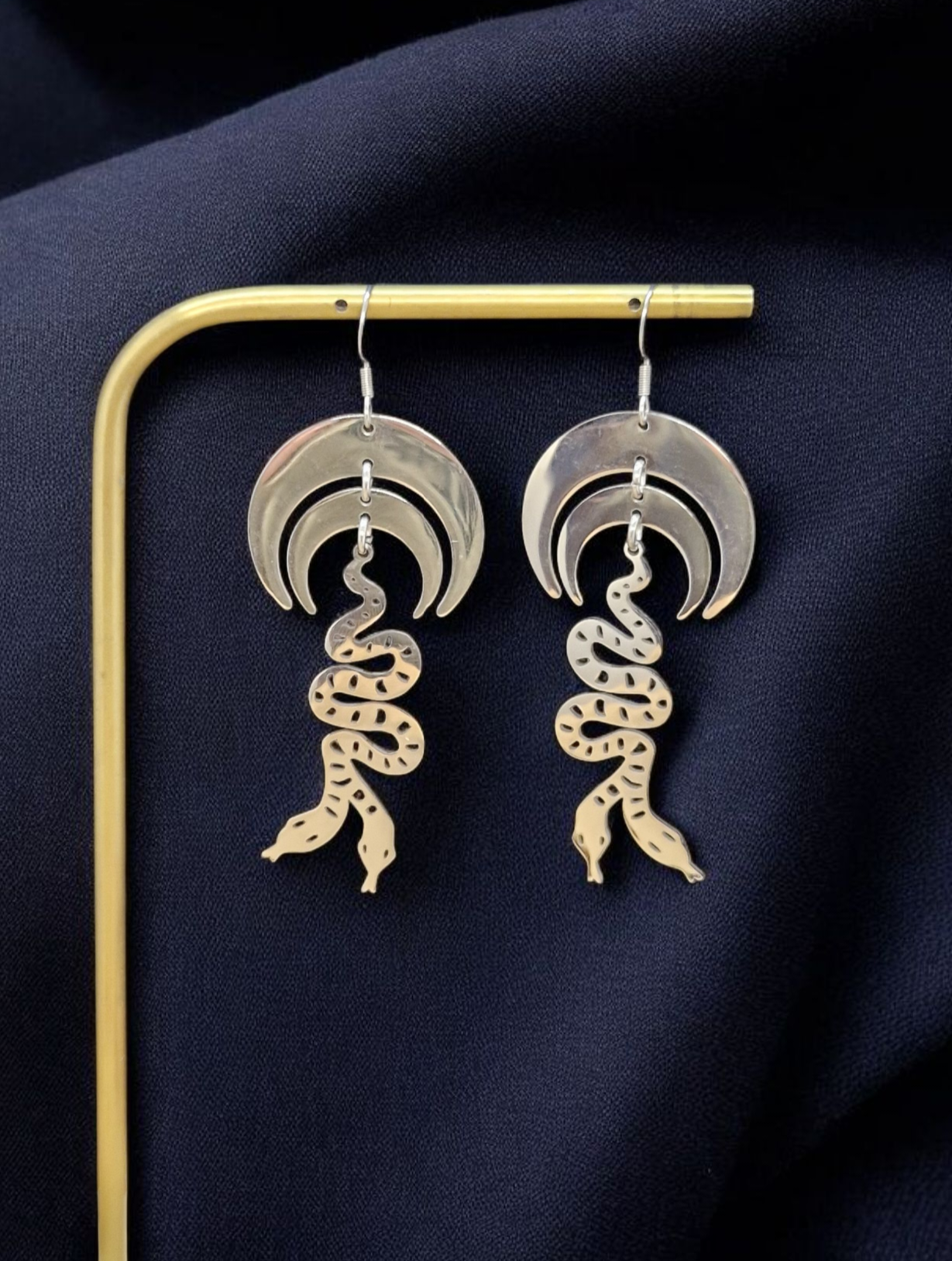 Boucles d'oreilles Serpent de Samhain