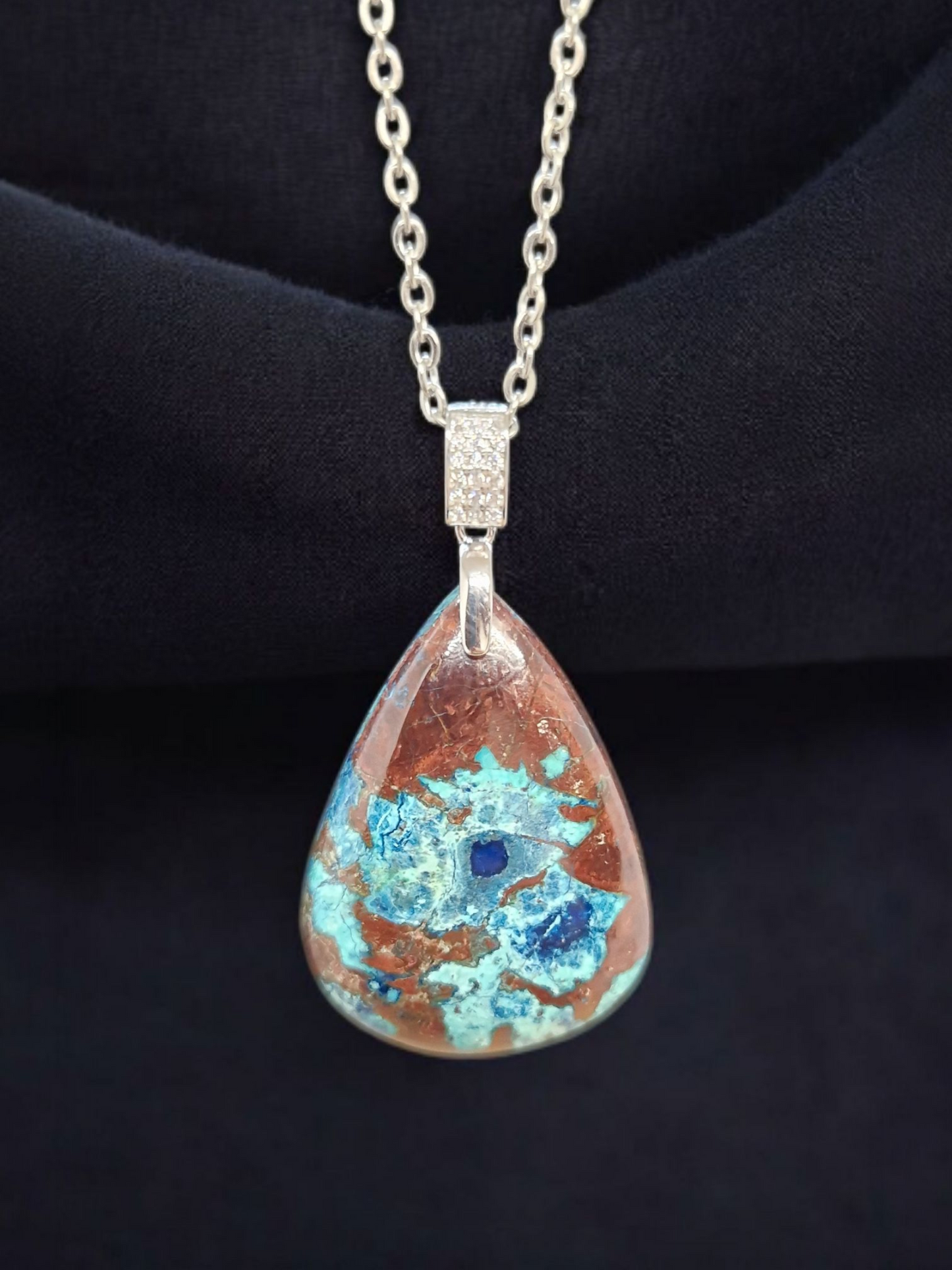 Pendentif Azurite