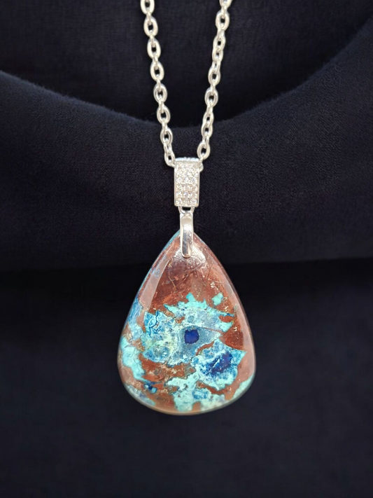 Pendentif Azurite