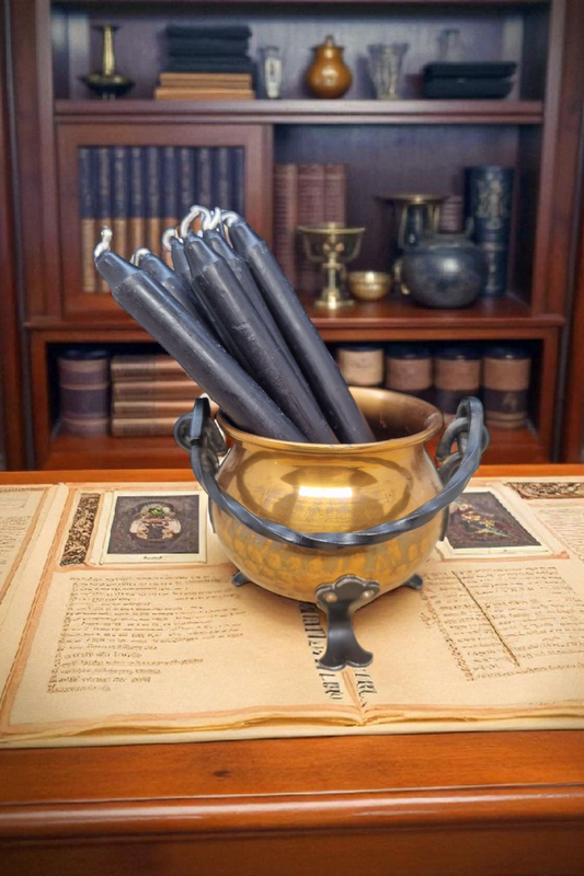 Bougies rituelles noires
