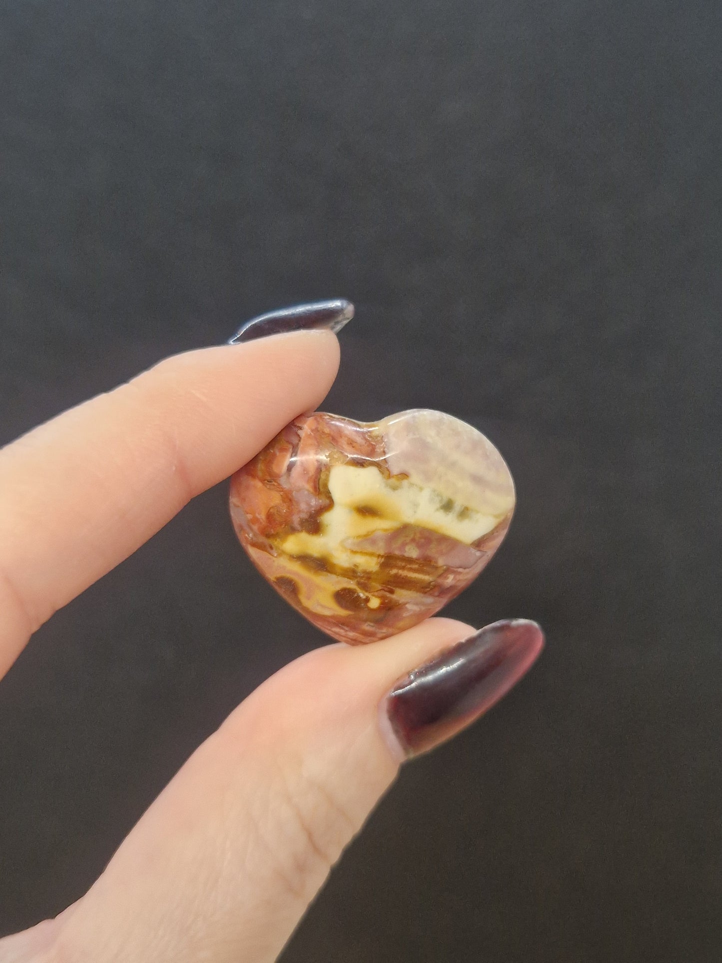 Cœur Jaspe Polychrome