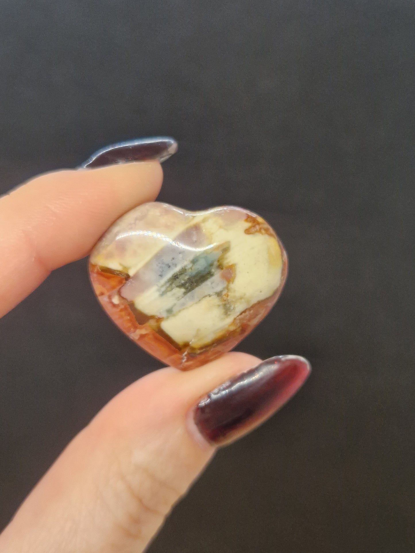 Cœur Jaspe Polychrome