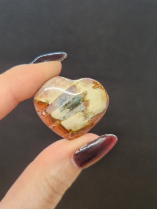 Cœur Jaspe Polychrome