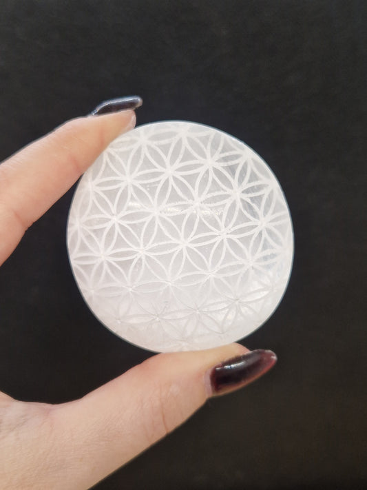 Galets Gypse fleur de vie