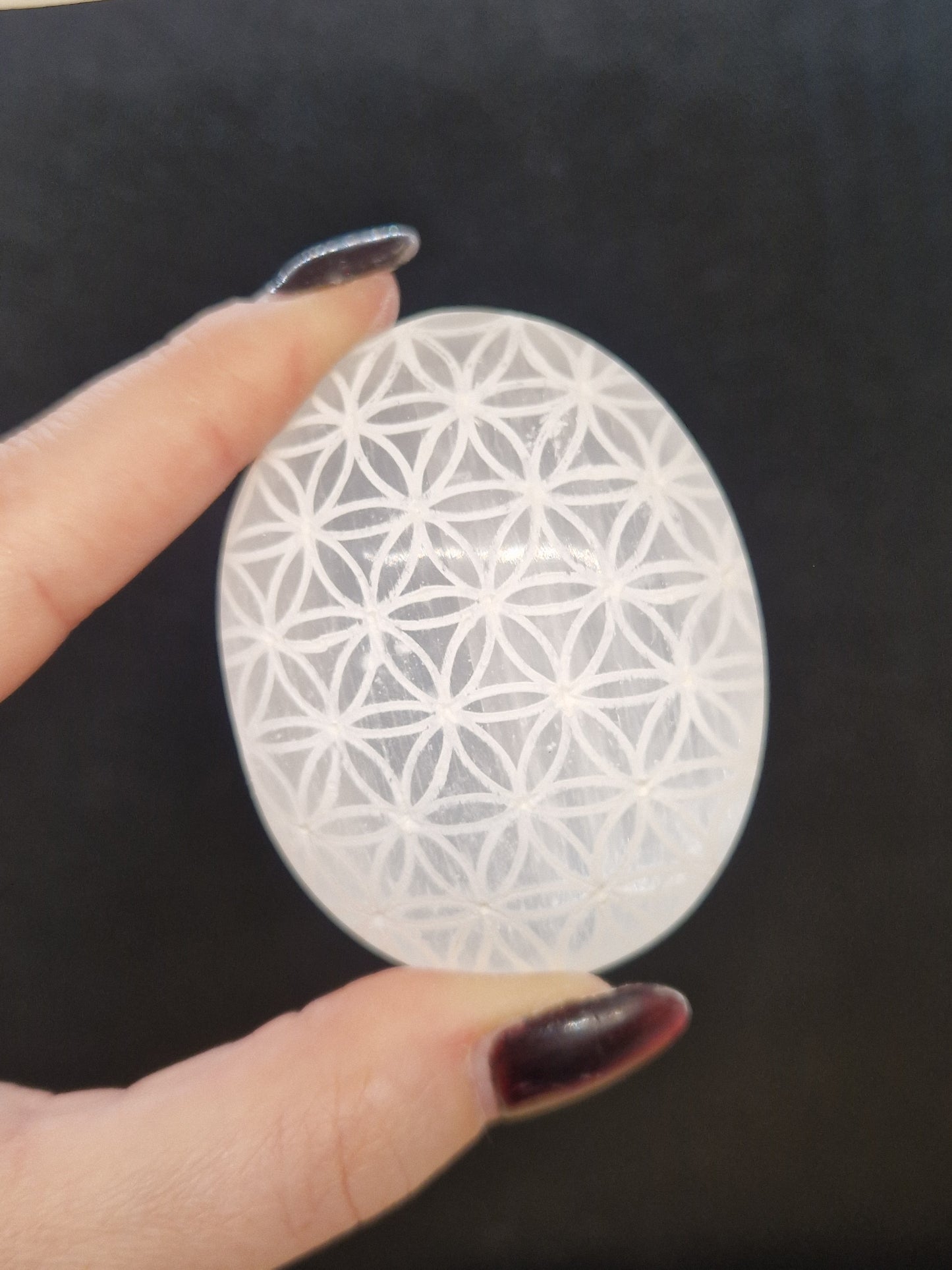 Galets Gypse fleur de vie