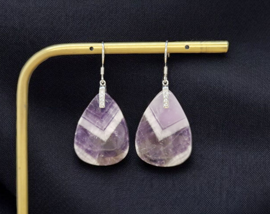 Pendentif Améthyste chevron