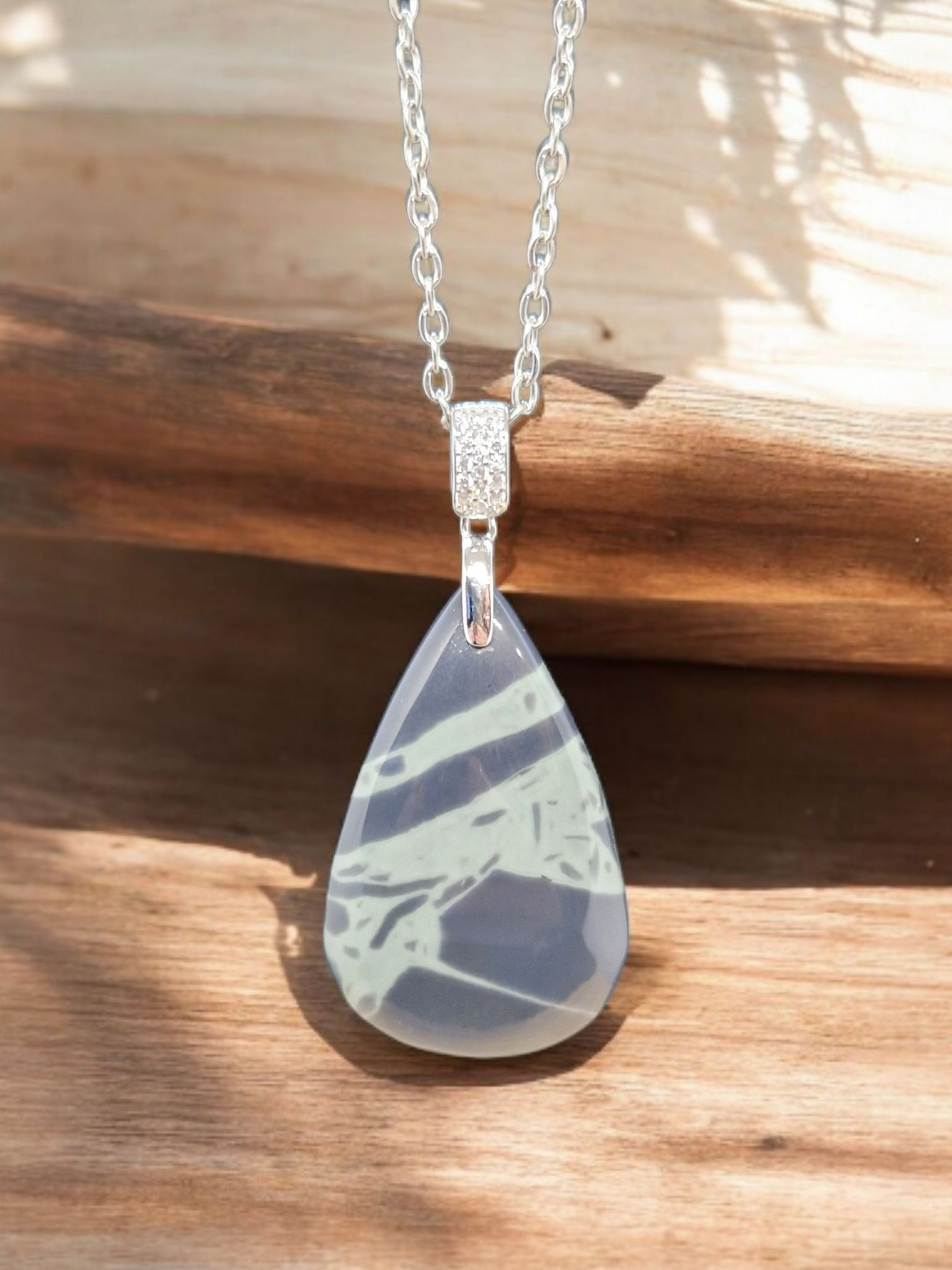 Pendentif Obsidienne spider