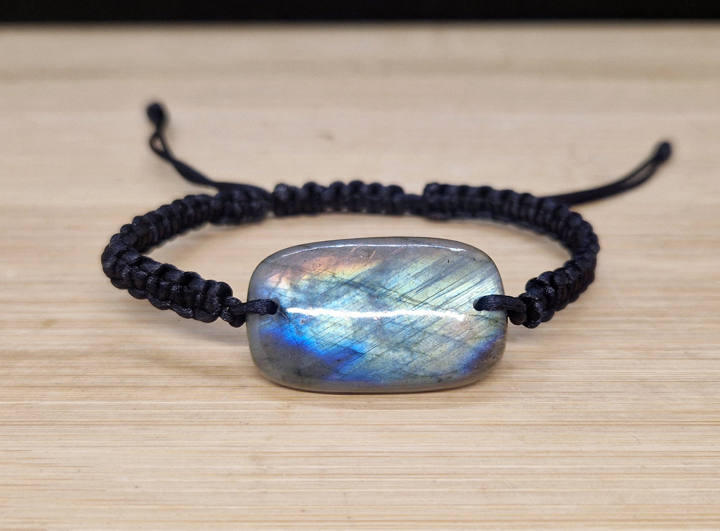 Bracelet Labradorite réglable