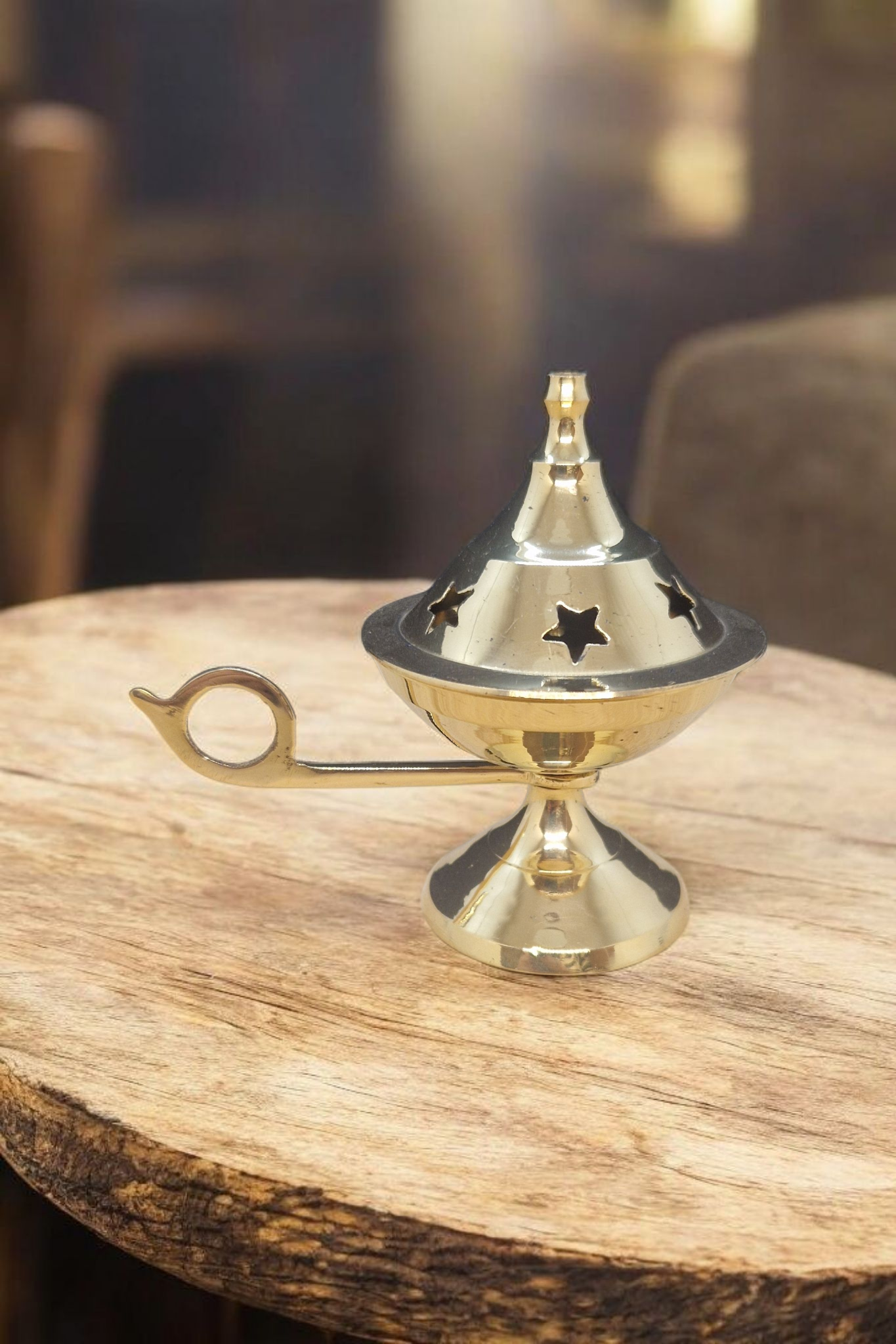 Brûleur d'encens laiton