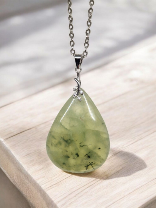Pendentif Prehnite