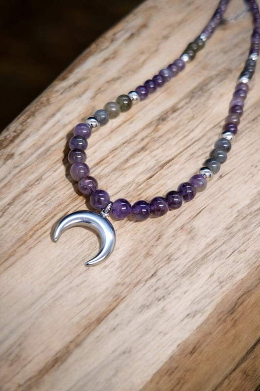 Collier Améthyste Labradorite