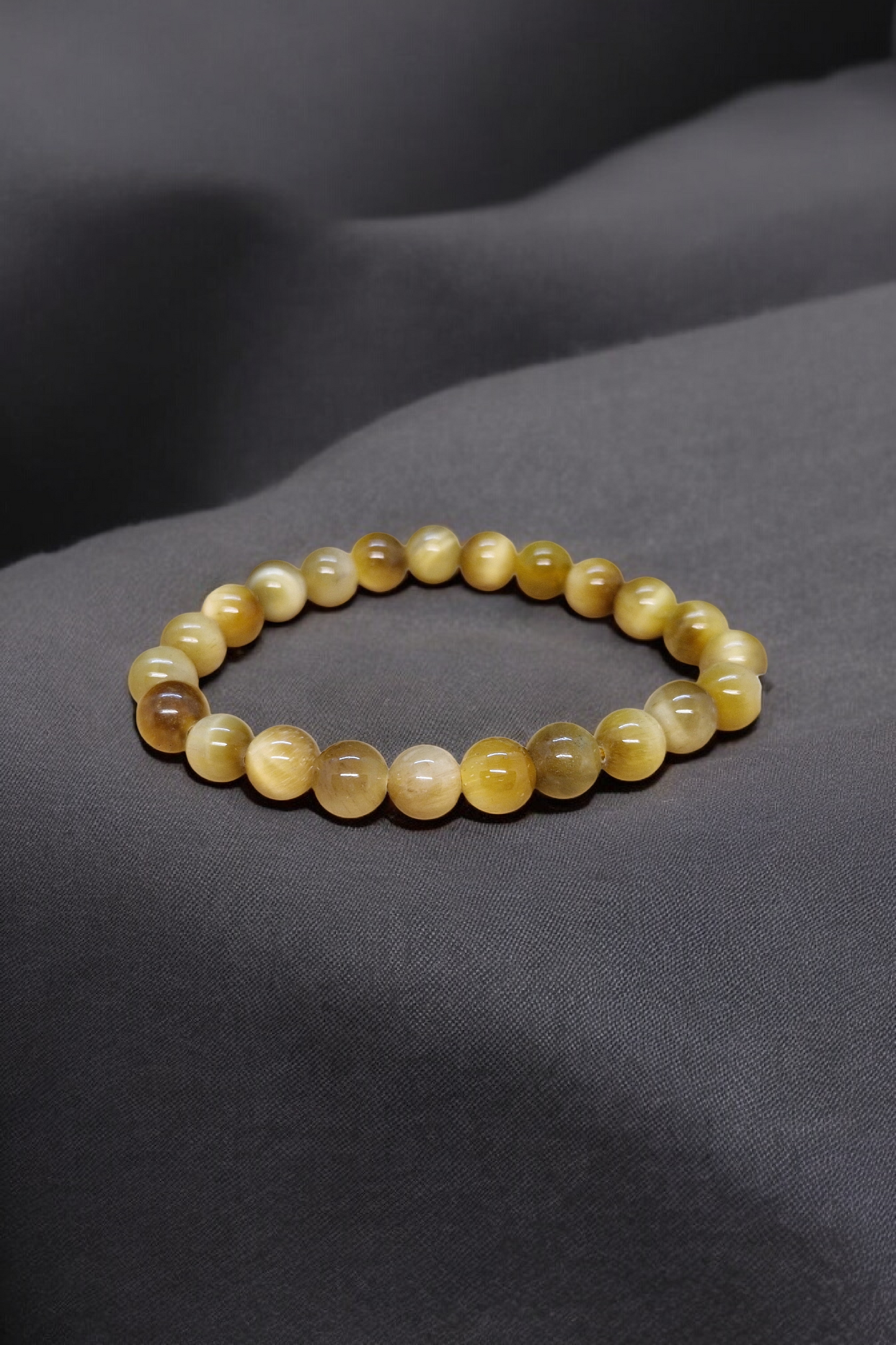 Bracelet Oeil de tigre doré