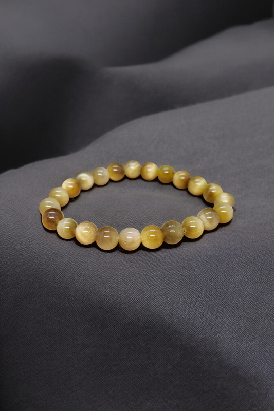Bracelet Oeil de tigre doré