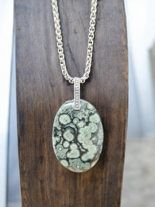 Pendentif Variolite Française