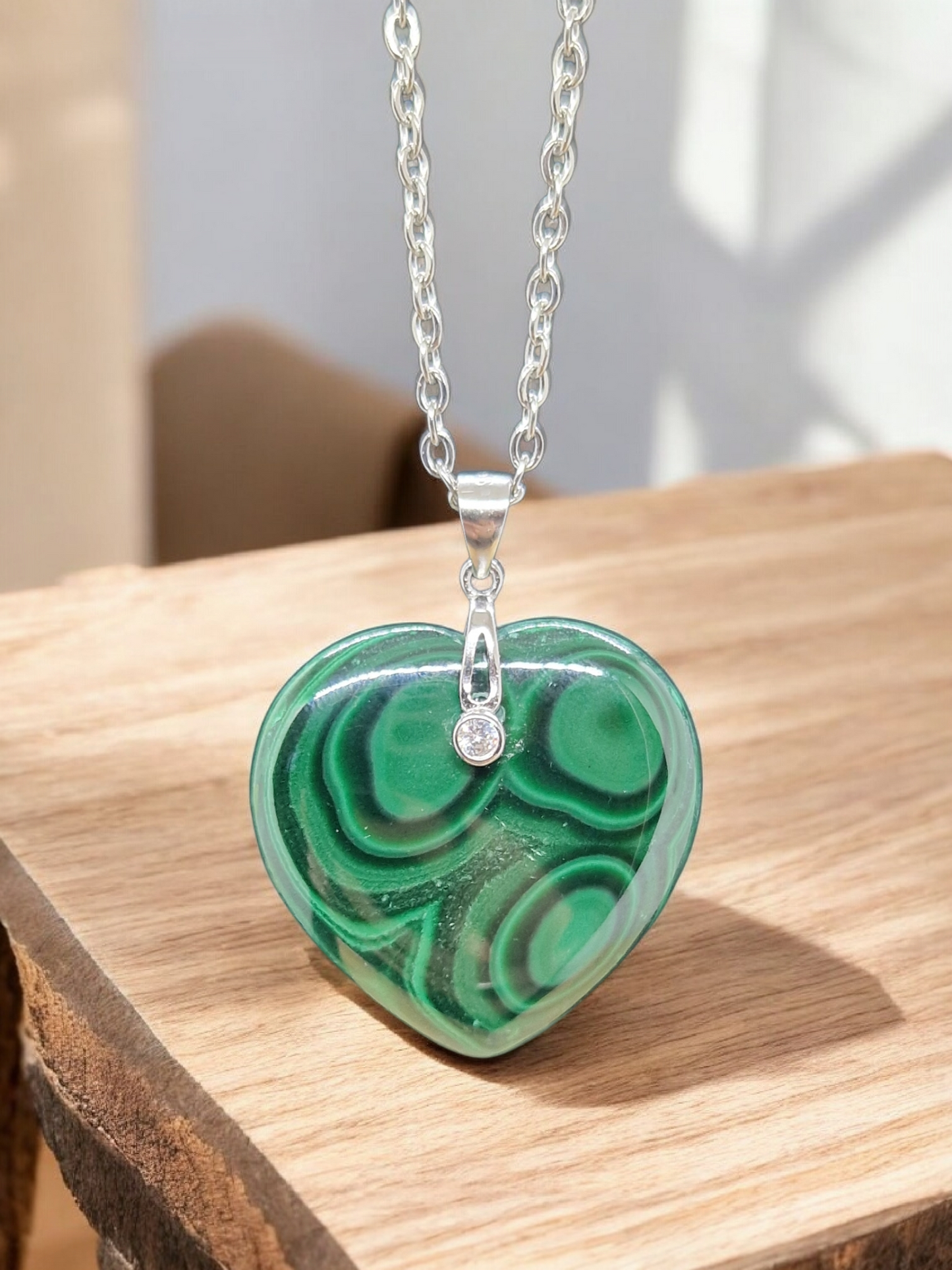 Pendentif Malachite