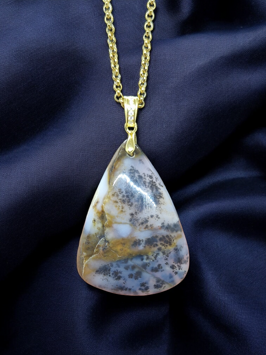 Pendentif Agate dendritique