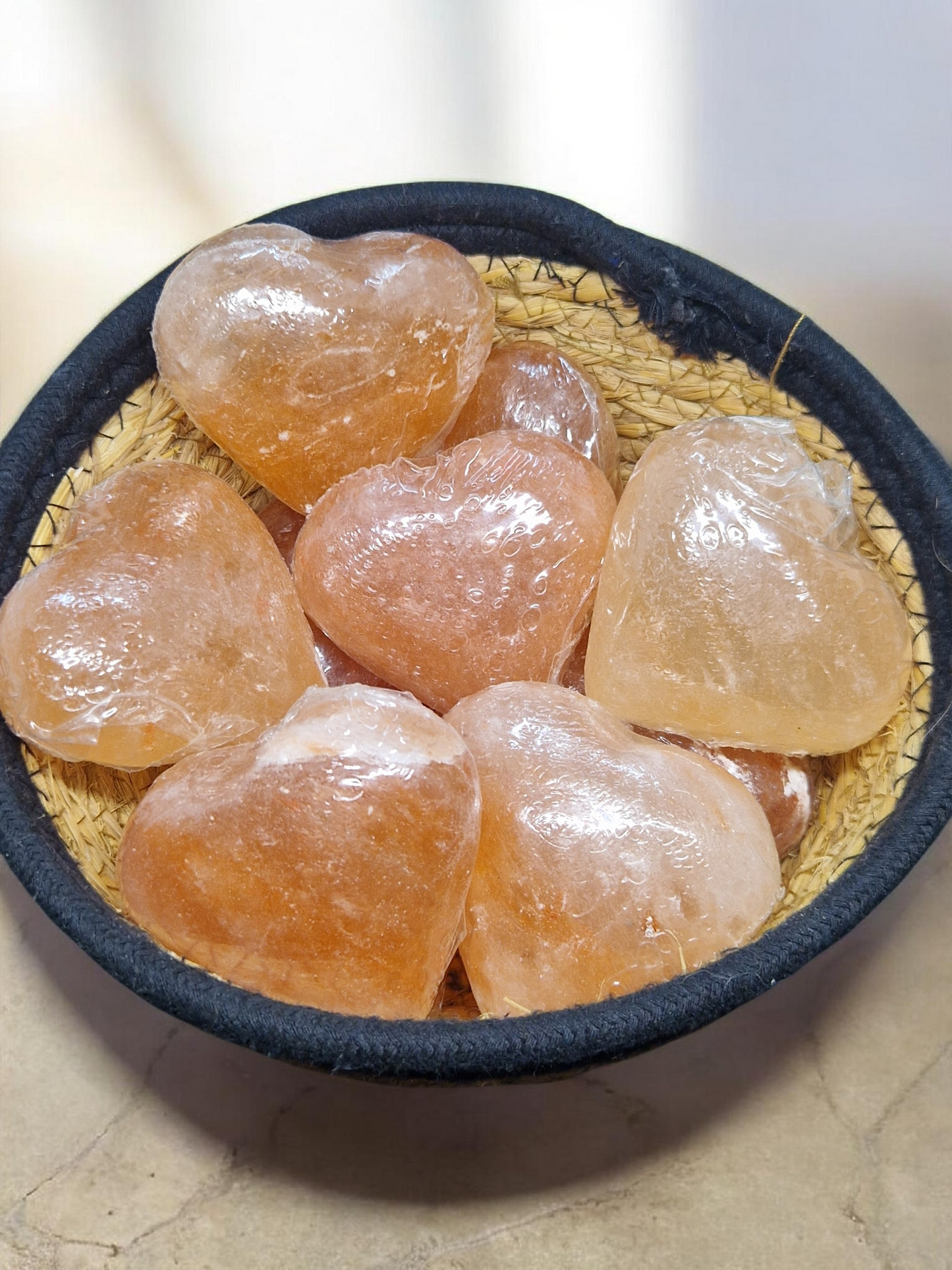 Cœur sel rose Himalaya