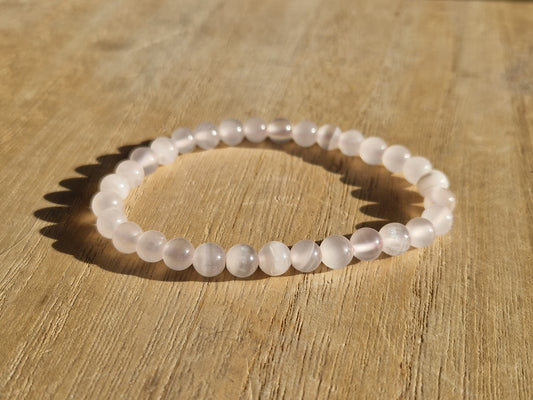 Bracelet Calcite Rose 6mm