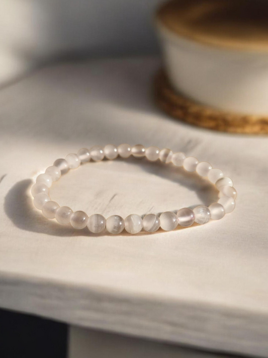 Bracelet Calcite Rose 6mm