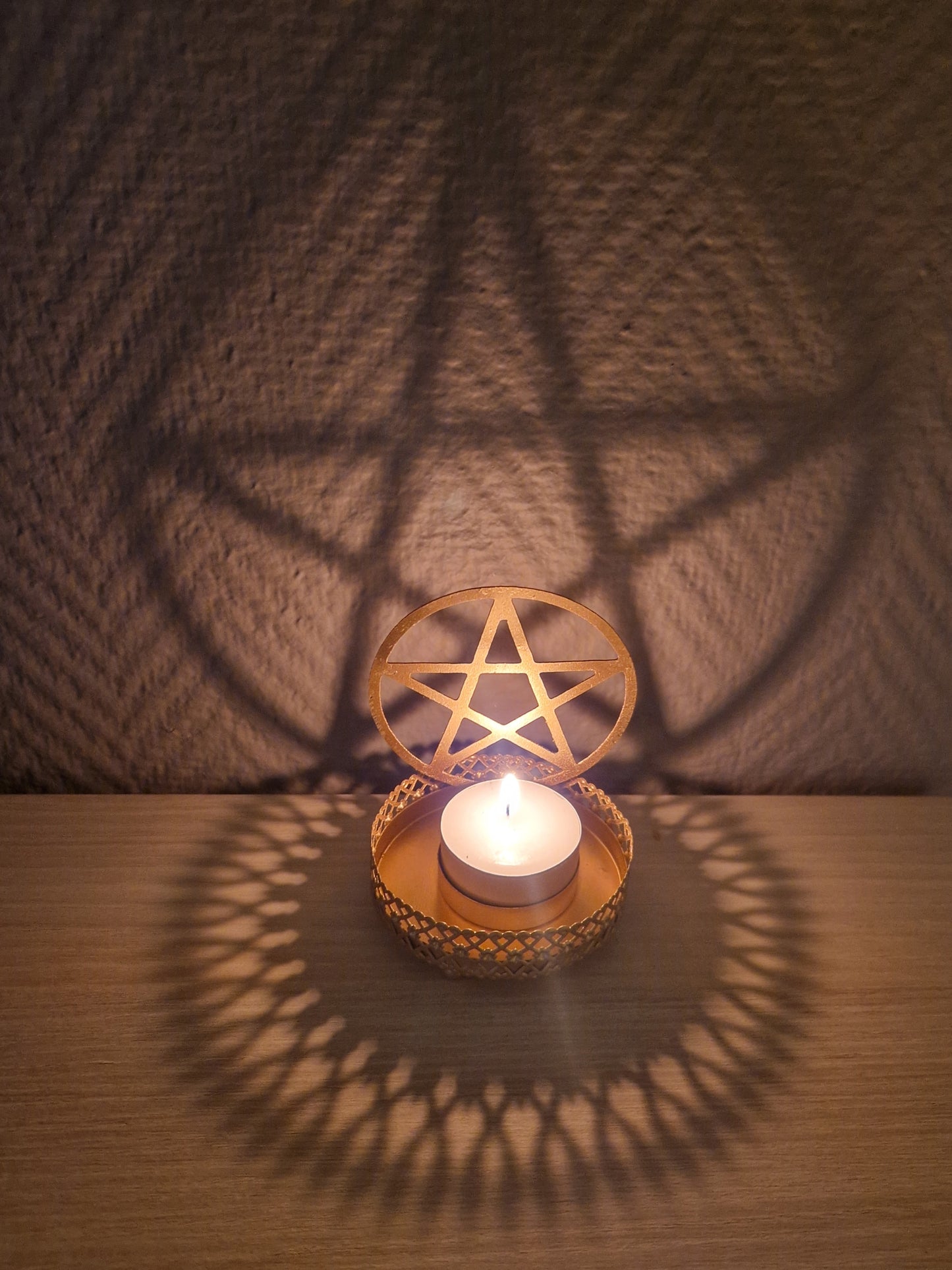Bougeoir à réflexion Pentacle