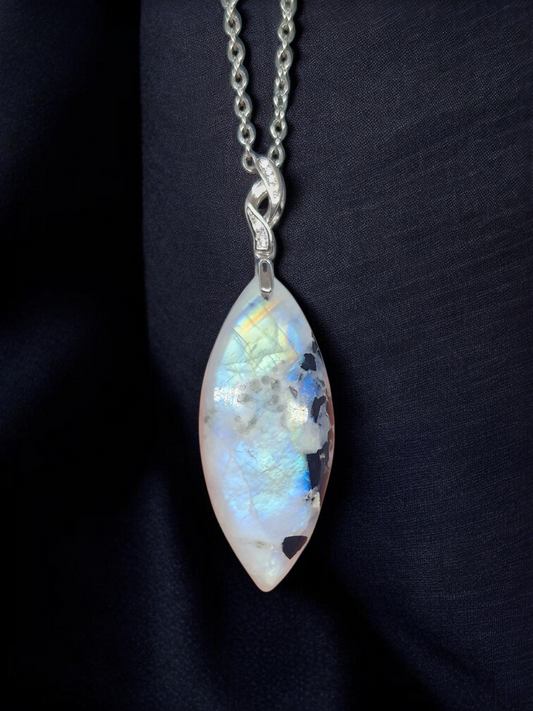 Pendentif Peristerite
