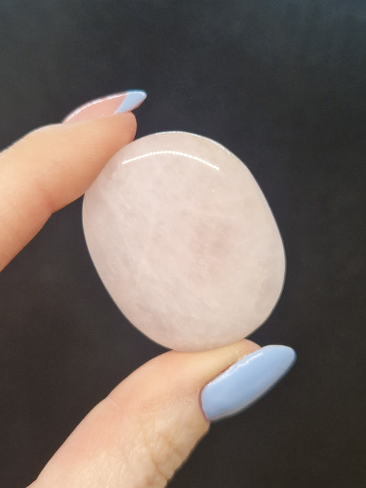 Galet plat Quartz Rose