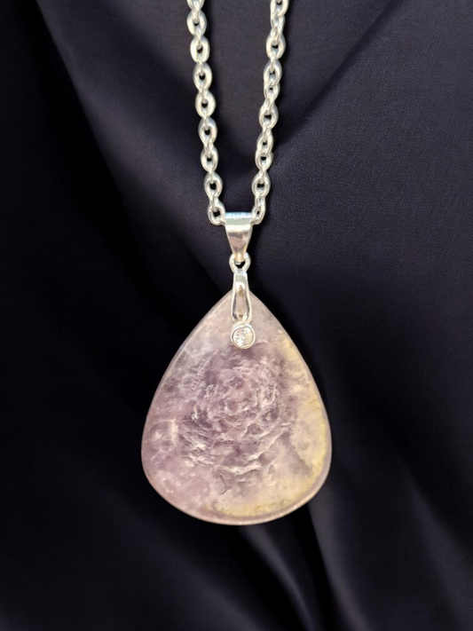 Pendentif Lepidolite mica
