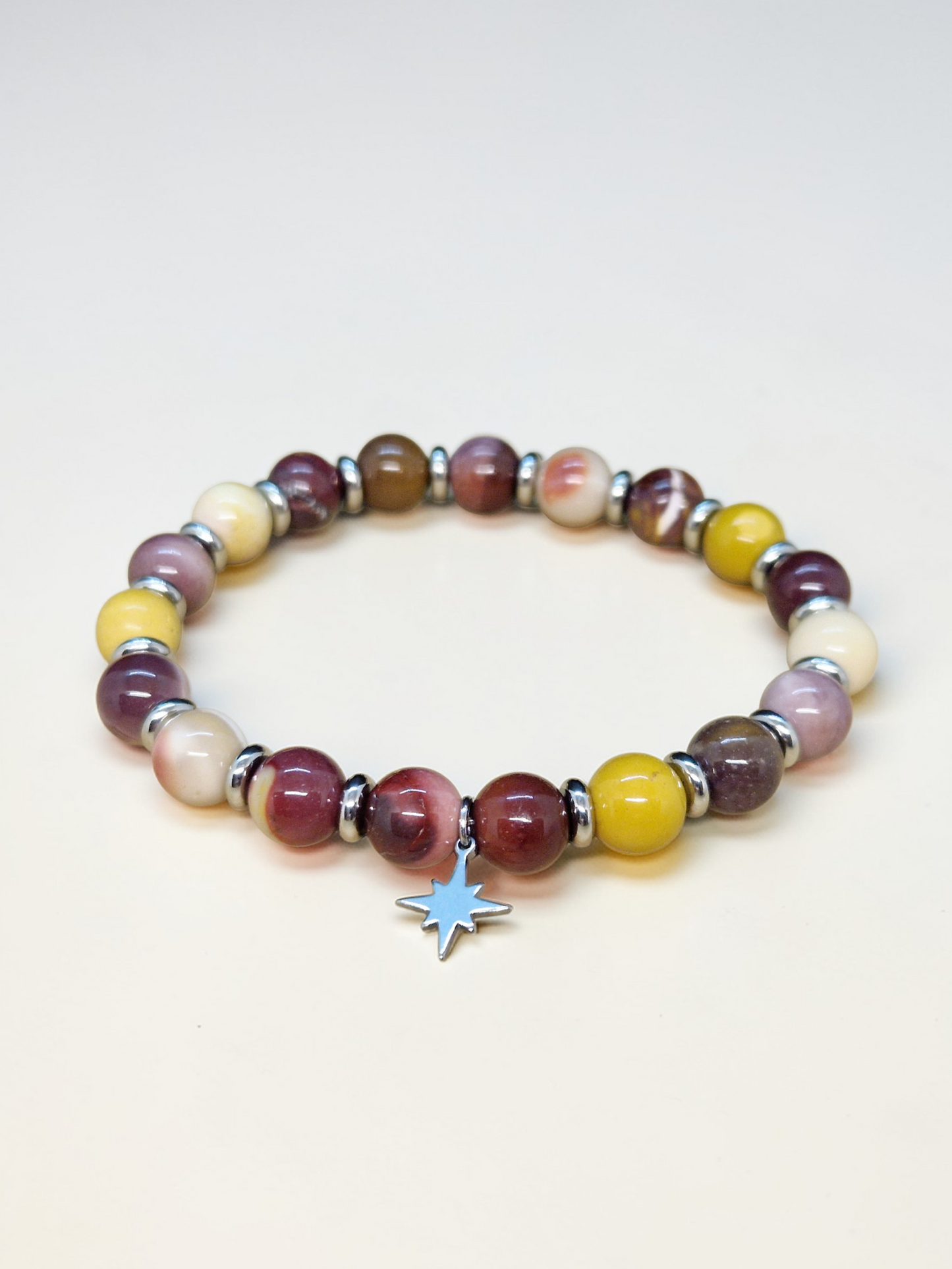 Bracelet Jaspe Mokaite 8mm