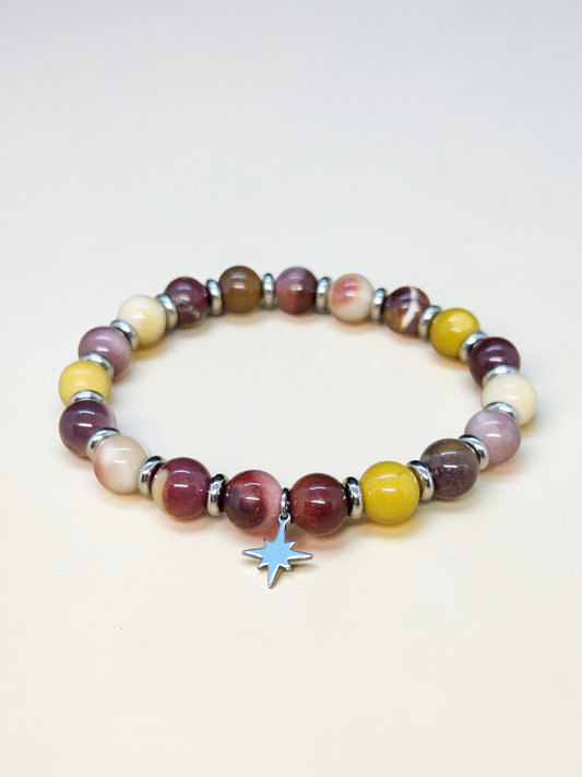 Bracelet Jaspe Mokaite 8mm