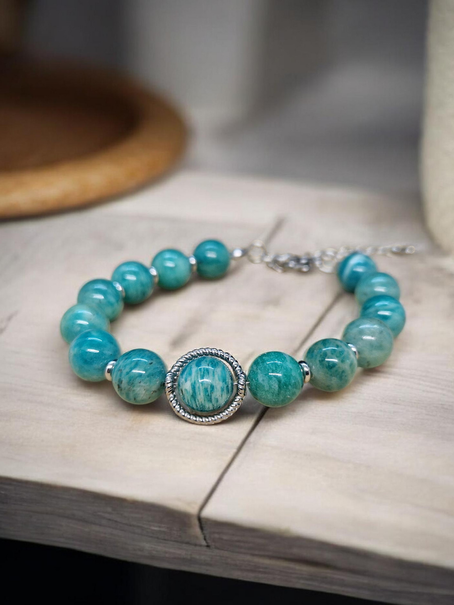 Bracelet Amazonite 10mm