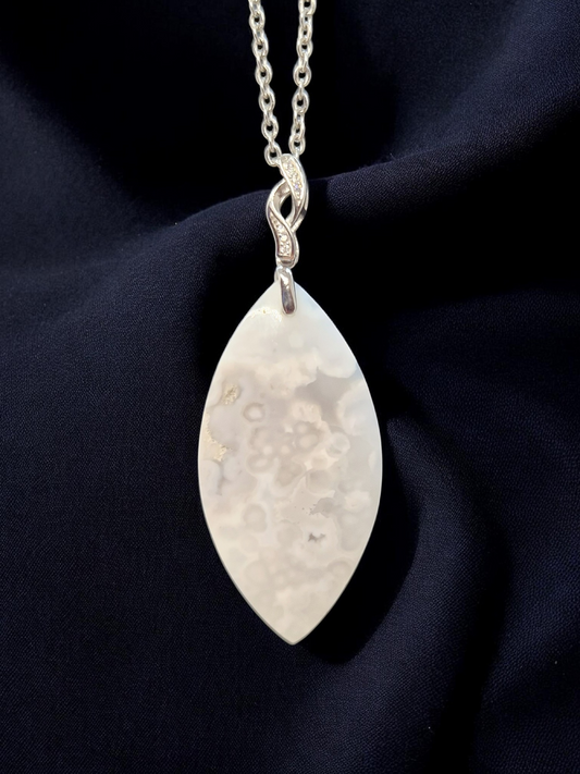 Pendentif Agate Orbiculaire