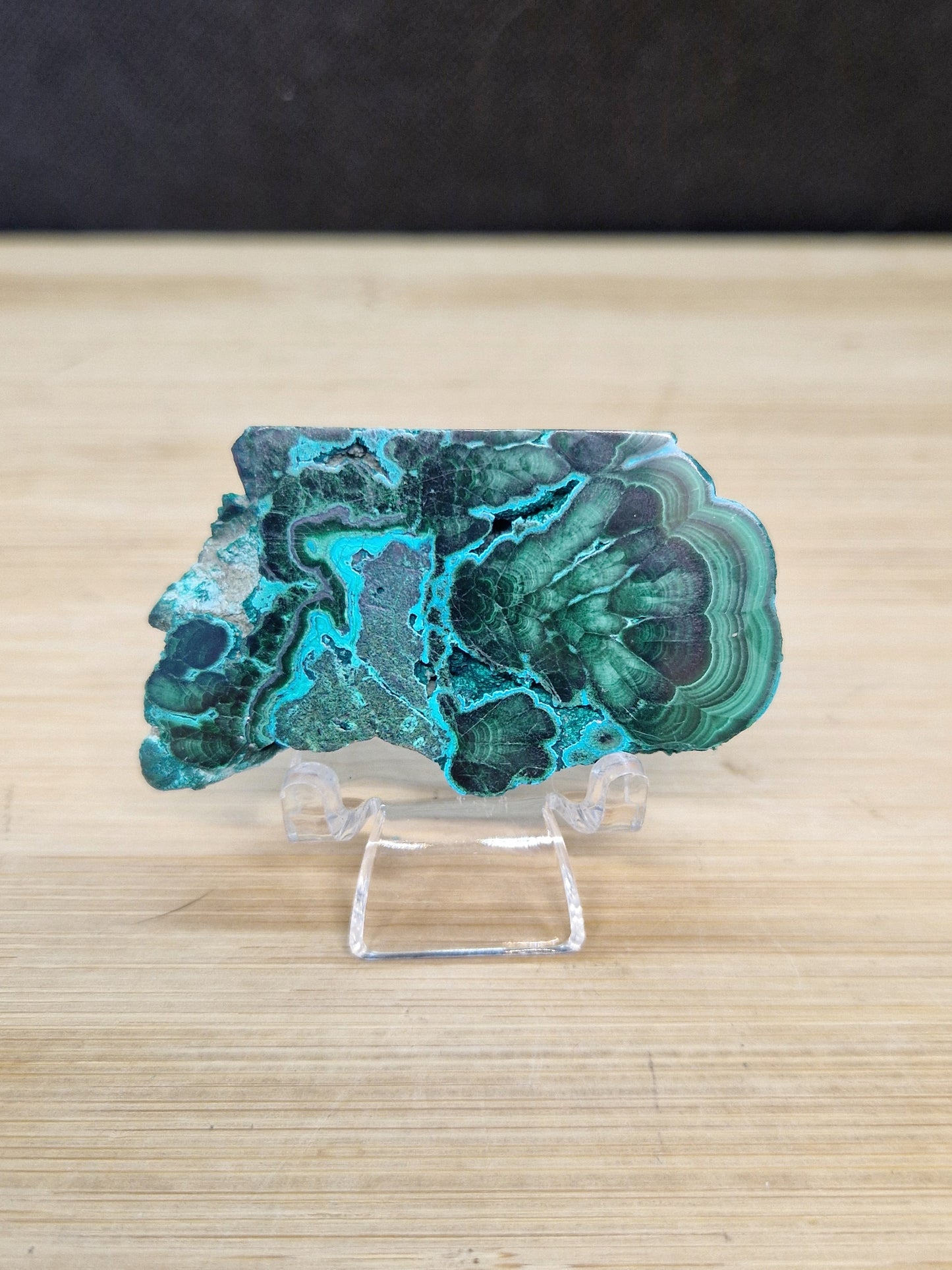 Tranche Malachite Chrysocolle